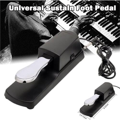 6.35mm Plug Universal Piano Keyboards Sustain Foot Pedal Damper Pedal for Electronic Keyboards
