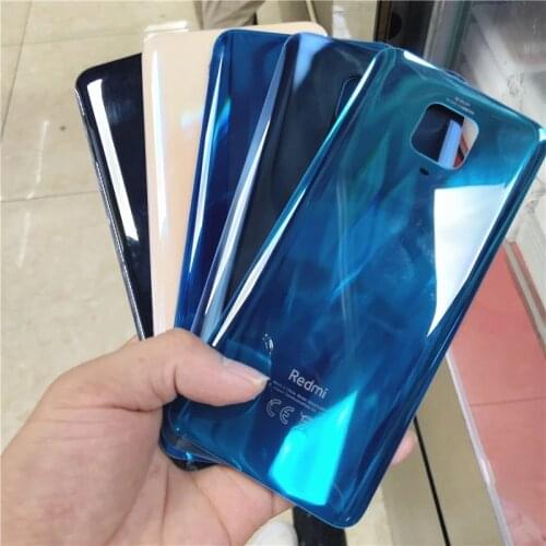 For Xiaomi Redmi Note 9S / Note 9 Pro Max Battery Cover Door Rear Glass Housing Case Back Battery Cover Replace (64MP CAMERA)