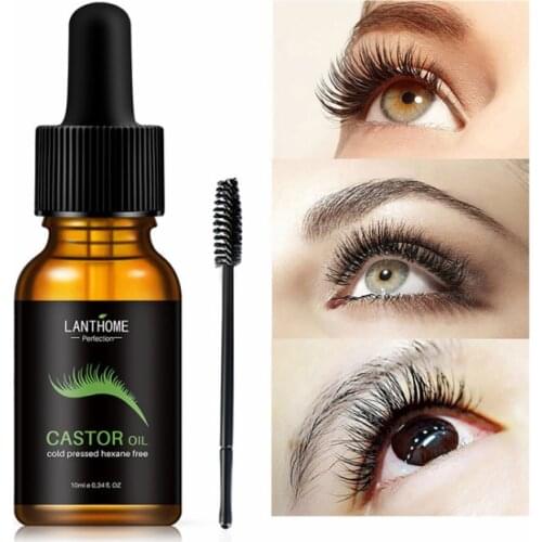 1pc Eyebrow Enhancers Natural Castor Oil Nourish Hair Essential Oil Natural Castor Oil Calm Prevent Skin TSLM1