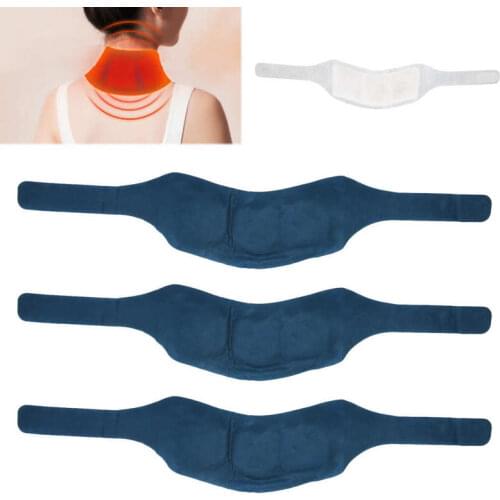 3pcs Neck Self Heating Pad Moist Steam Hot Compress Neck Wrap Neck Pain Relieve Moxibustion Patches