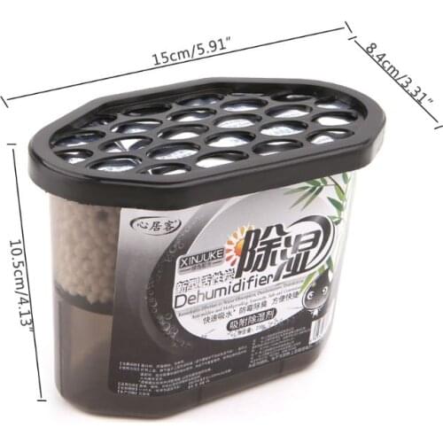 500ml Dehumidify Desiccant Case Home Indoor Closet Cupboard Clothes Dryer Car Moisture Absorbent Fresh Air Box Wet Remover Mould