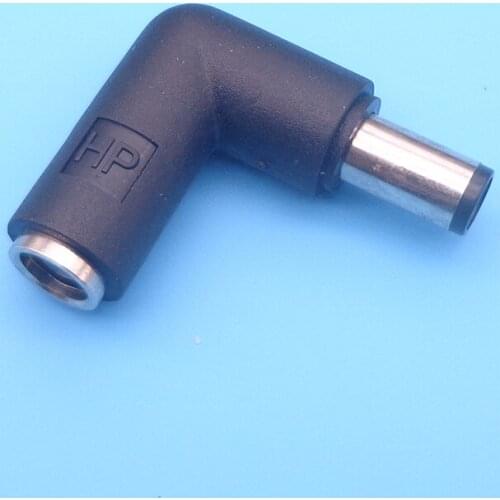 7.4*5.0 Straight head to 7.4*5.0 elbow DC Power Charger Adapter Converter Connector for DELL HP 7.4X5.0 to 7.4X5.0mm