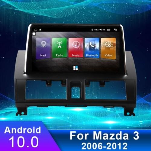 Android 10 9.66inch IPS Car DVD Head Unit Auto Radio Multimedia Player Stereo GPS Navigation For Mazda 3 2006-2012 Free Map