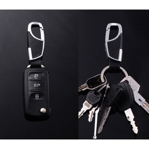 Genuine leather Auto Key Chain ring Case Cover For Luxgen 5 7 SUV U6 Turbo U7 Turbo / GMC Acadia Envoy Terrain Yukon