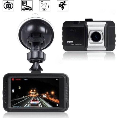 Dash Cam 3.0" LCD Screen 170° Wide Angle Driving Car Recorder Motion Dection, Loop Recording, Night Vision, Auto Recorder