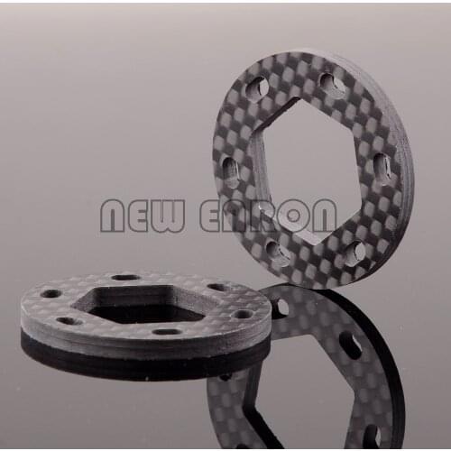 19x35x3mm 2Pcs Carbon Fiber Dual Fiberglass Brake Disk #87055 For RC Car Parts HPI Racing Savage X XL 4.6 5.9 2.4GHz