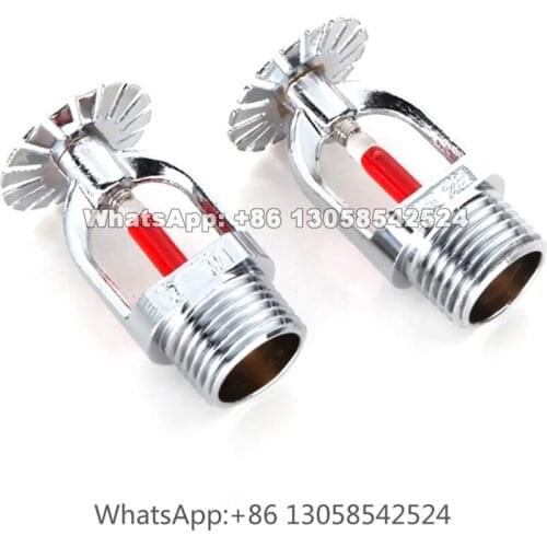 DN15 Pendent Sprinkler Head for Fire Extinguishing System Protection, 141 Degree Celsius Upright Fire Sprinkler Head