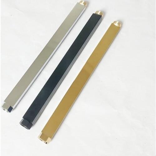 Square Brass bathroom Shower Tube Extend Pipe 30CM Extension Tube Bar,Heighten pipe sliding bar shower tube lengthen pipe