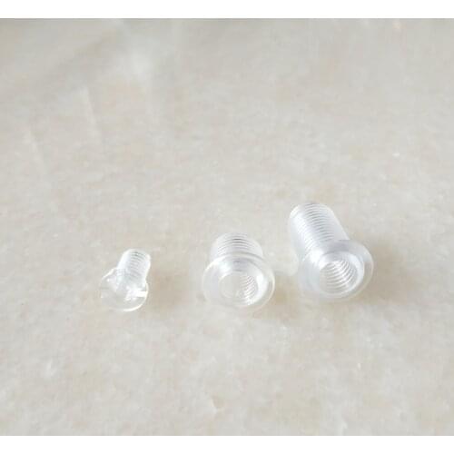 M6/M10 plastic Hollow screws with flanged cap threaded tube lamp holder screw cover Support line Lighting accessories DIY
