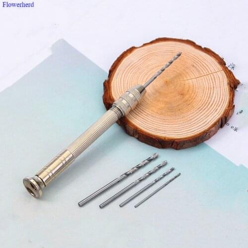Handmade Candle Diy Material Hand Twist Drill Scented Gypsum Drill Bit Tool Hole Opener Manual Drill Candle Wicks Supplies