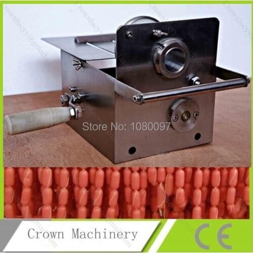 CR-52A Mini manual sausage typing machine;Small manual sausage tying and knotting machine with max 52diameter