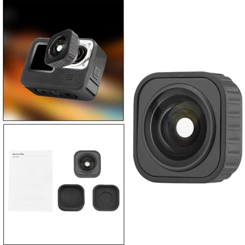 Media Mod Lens Mods Ultra-Wides Angle Light Mod Display Mod Aluminum Alloy Frames for Go Pro 9 Action Camera Lens Accessorie