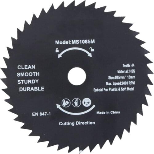 Newest 1PC 85mm 44T HSS Mini Circular Saw Blade Cutting Disc Wheel For Wood Metal Working Tools Hot Sale