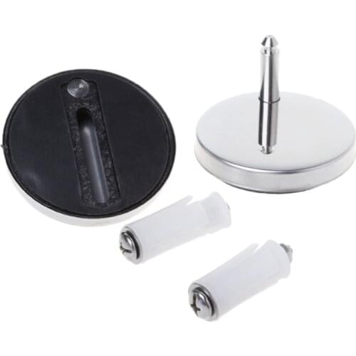 2Pcs Top Fix WC Toilet Seat Hinges Fittings Quick Release Cover Hinge Screw 652A