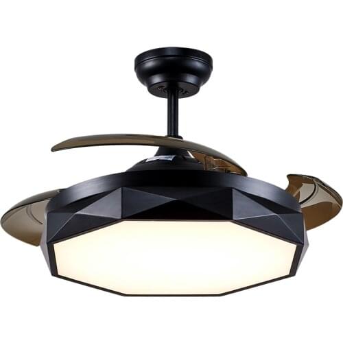 Modern Ceiling Fans Light Invisible Ceiling Fan with Remote Control 36inch 42 inch LED Dimmable Inlcuded 220V 110V