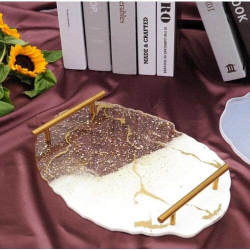 Transparent Silicone Mold Geometric Irregular Tray Table Silicone Mold Silicone Mold 1 pcs