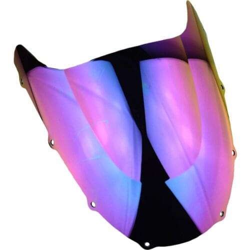 Iridium Motorycle Double Bubble Windshield Windscreen Protector For Kawasaki Ninja ZX9R ZX-9R 1998-1999 1998 1999 98 99 9R