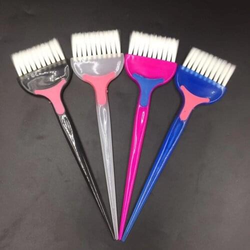 1pc Professional PP Handle Natural Hair Brushes Resin Fluffy Comb Hairdressing Barber Hair Dye Hair Brush make up comb styling