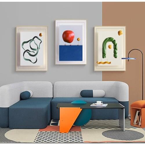 Nordic Canvas Wall Art Poster Contemporary Simple Picture for Children Living Room Decor Modern Canvas Painting Home Decoration
