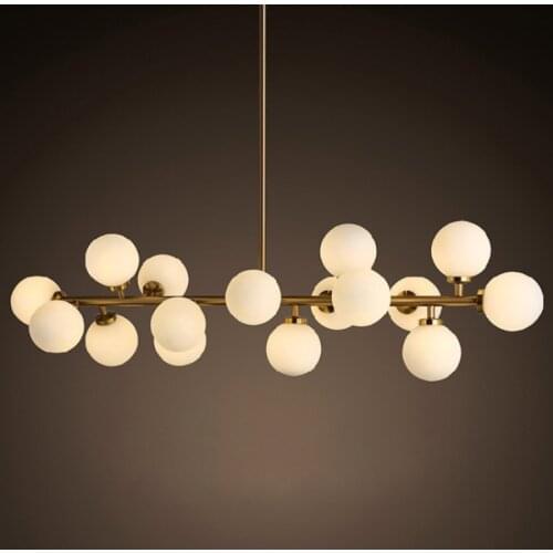 Modern LED Chandelier Light Fitting 16 LED Lights Chandelier Restaurant Hanging Lamp Pendant Suspension Drop Lighting