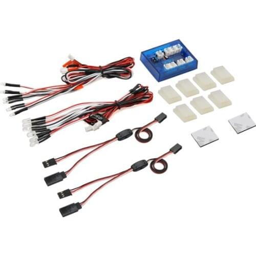 LED Controller Lights Bulbs For SCX10 CC01 TF2 F350 WRAITH D90 Wranger Rock Crawler Truck rc4 tamiya Gelande II Cruiser/FJ40