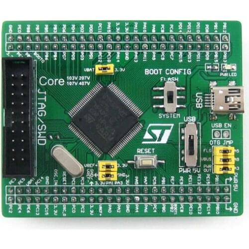 Waveshare STM32F4 Core Board Core407V STM32 board with STM32F407VET6/STM32F407VGT6 MCU JTAG/SWD debug interface