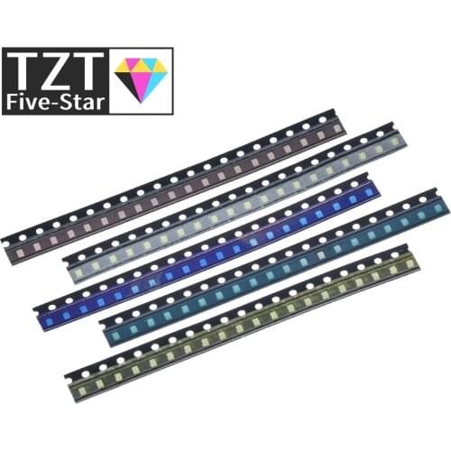100pcs/lot 5 Colors SMD 0805 Led DIY kit Ultra Bright Red/Green/Blue/Yellow/White Water Clear LED Light Diode set