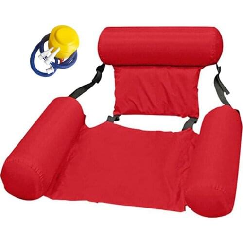 120x100cm Summer Inflatable Foldable Floating Row Swimming Pool Water Hammock Air Mattresse Bed Beach Water Sports Lounger Chair