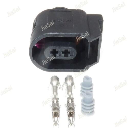 2 Pin 6E0 973 702 Sealed Rear ABS Sensor Connector Plug Wiring For VW Audi Phaeton