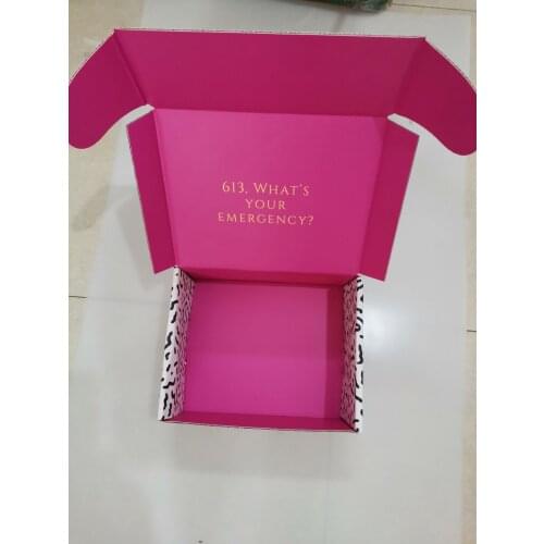 500PCS/lot Custom Colorful Printed Cardboard shipping mailer boxes Foldable Removable Packaging Clothes Boxes