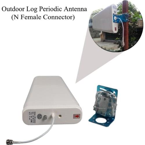 800~2500MHz 2G 3G 4G outdoor LPDA antenna with 10m cable outdoor gsm wcdma pcs lte Antenna for Mobile Signal Booster