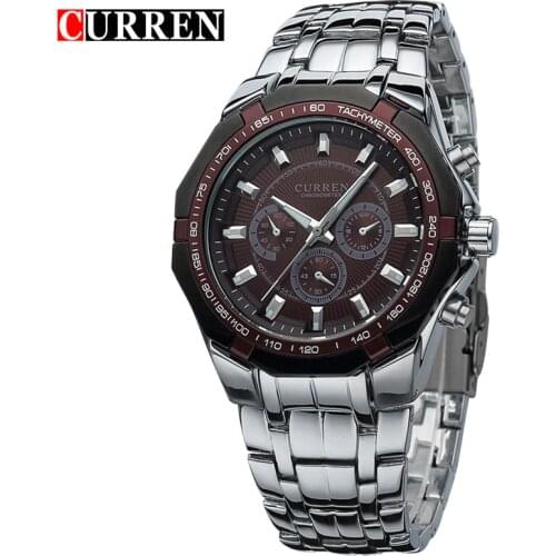 2020 CURREN Top Luxury Brand New Hot Watches Men Design Military Sports Wrist watches Men Digital Quartz Men Full Steel Watch
