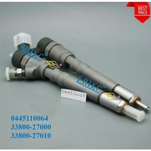 ERIKC 0445110064 CR Diesel Injector Nozzle 0 445 110 064 Fuel Injection 0445 110 064 For HYUNDAI 338000-27000 Santa Matrix KIA