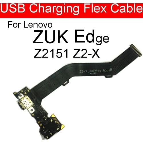 For Lenovo ZUK Edge Z2_X Z2151 USB Charging Jack Port Flex Cable With Earphone Port For Lenovo ZUK Edge Z2_X Replacement Parts