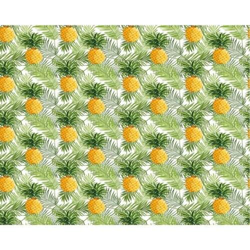 Cartoon Pineapple Palm Leaf Tropical Party Party Backdrop Baby Shower Room Decor Photo Booth Studio Prop