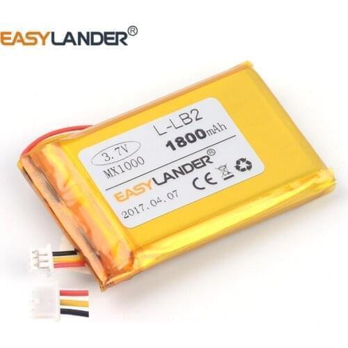Easylander L-LB2 Replacement 3.7V 1800mAh Rechargeable li Polymer Li-ion Battery for Logitech mx1000 M-RAG97 wireless mouse toys