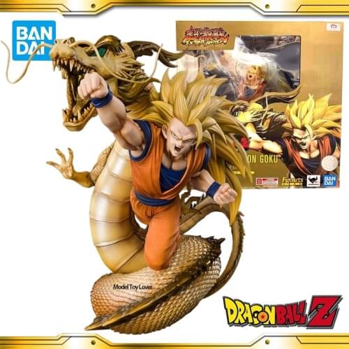 21CM Original BANDAI Dragon Ball Z Figuarts ZeroSuper Saiyan 3 Son Goku Anime Action Figures Collection PVC Model Toys