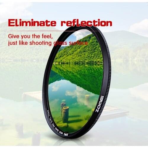 ZOMEI CPL Circular Polarizer Camera filter for Canon Nikon DSLR Camera lens 52mm/55/58/62/67/72/77/82mm