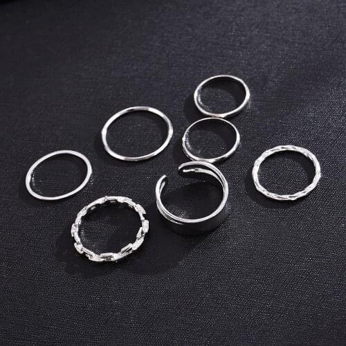 New Hot Sell Fashion Personality Daily Temperament Popular Street Style Jewelry Ring Modification Finger Hip-hop Joint Ring