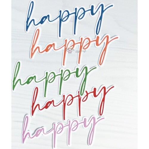 New Six Letter decoration metal Cutting Dies Stencils DIY Scrapbooking Paper/photo Cards Embossing Dies