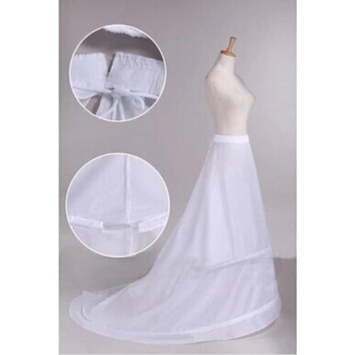New Spring Design 2 hoops Wedding Accessories A-line Wedding Petticoat Crinoline Slip Underskirt