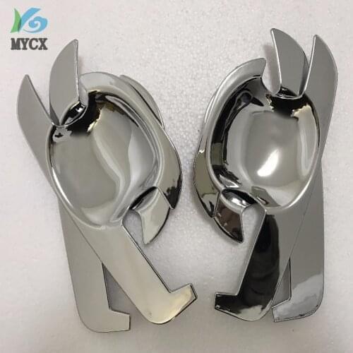 Fit For Toyota Hilux Accessories ABS Chrome Design Door Handle Insert Bowl For Toyota Hilux Vigo 2005 2006- 2014 Hilux Parts