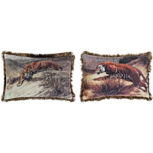 Cushion Dekodonia Animal Polyester (60 x 40 cm) (2 pcs)