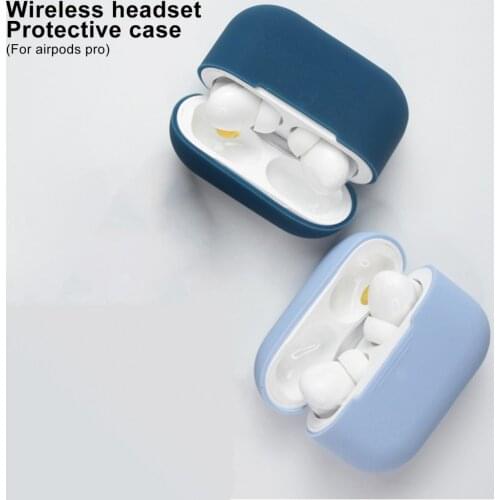Anti-falling Wear-resistant Solid Color Earphone Storage Pouch for AirPods Pro