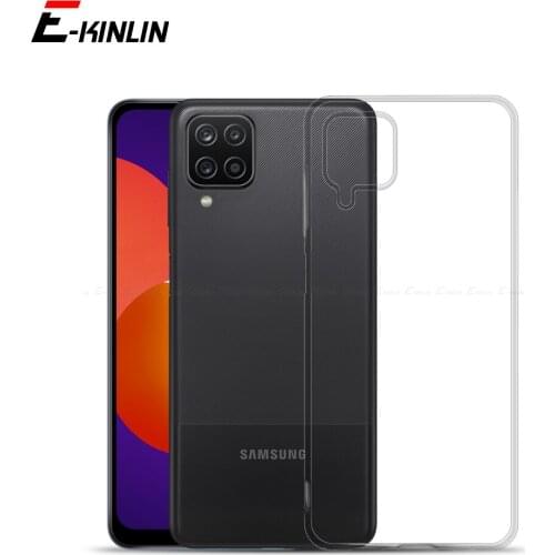 Clear Ultra Thin Slim Soft Silicone Back Cover For Samsung Galaxy M62 M02 M12 M42 Shockproof TPU Phone Case