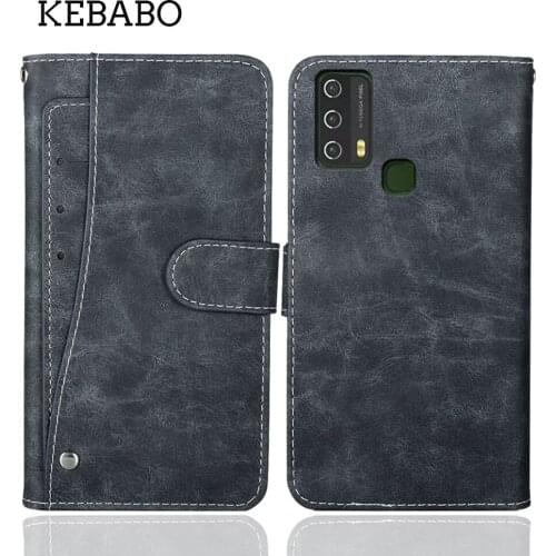 Luxury Wallet FiGi Note 3 Case 6.8" Vintage Flip Leather Business Protective Cover For FiGi Note 3 Pro Case Card Slots