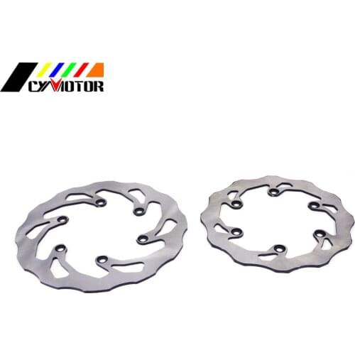 Motorcycle Steel Rear Front Brake Disc For YAMAHA DT200 1991 WR200 92-97 DT230 97-98 TTR250R TTR 250R 93-04 TT-R 250 99-07