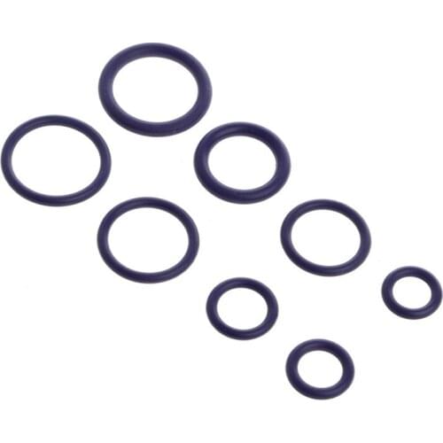 120Pcs HNBR Car Air Conditioning Rubber Washer O Ring Seal Assortment Set