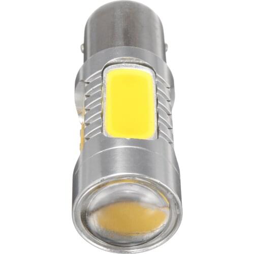 2pcs/lot 1156PY BAU15S PY21W LED COB Bulbs Turn Signal Backup Light Lamp Amber Yellow 7.5W Support Dropshipping