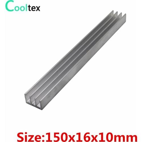 50pcs 150x16x10mm Aluminum HeatSink heat sink radiator for Chip RAM LED IC COOLER cooling